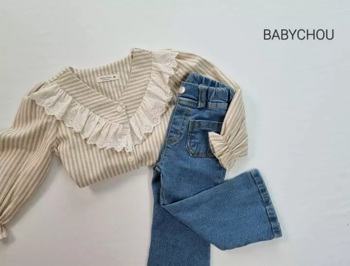 Babychou - Korean Children Fashion - #childofig - And U Blouse - 3