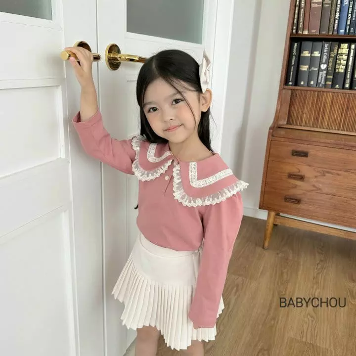 Babychou - Korean Children Fashion - #littlefashionista - Stripes Lie Tee - 9