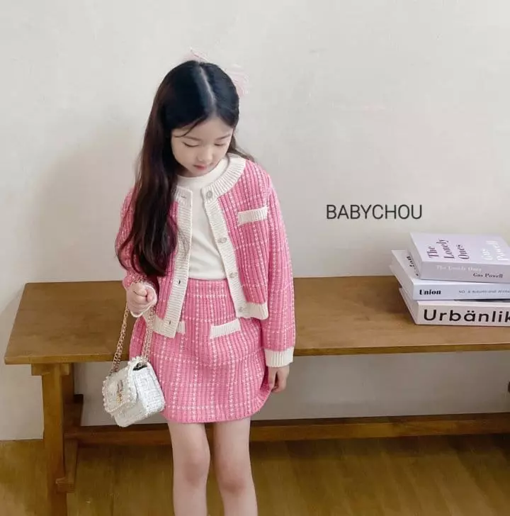 Babychou - Korean Children Fashion - #prettylittlegirls - Twid Cardigan - 11