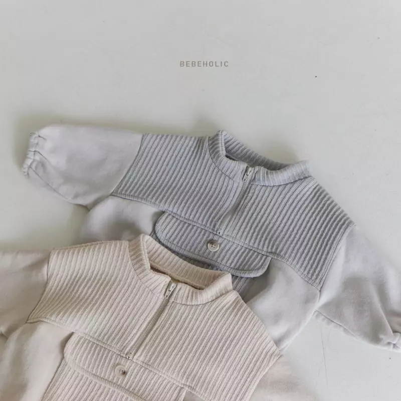 Bebe Holic - Korean Baby Fashion - #babyboutique - Lita Zipper Bodysuit