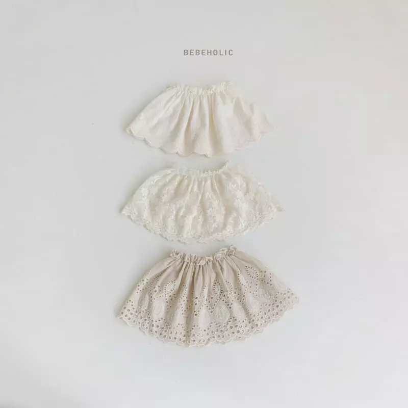 Bebe Holic - Korean Baby Fashion - #babyboutique - Lace Skirt - 11