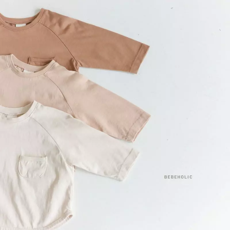 Bebe Holic - Korean Baby Fashion - #babyboutiqueclothing - Pocket Tee