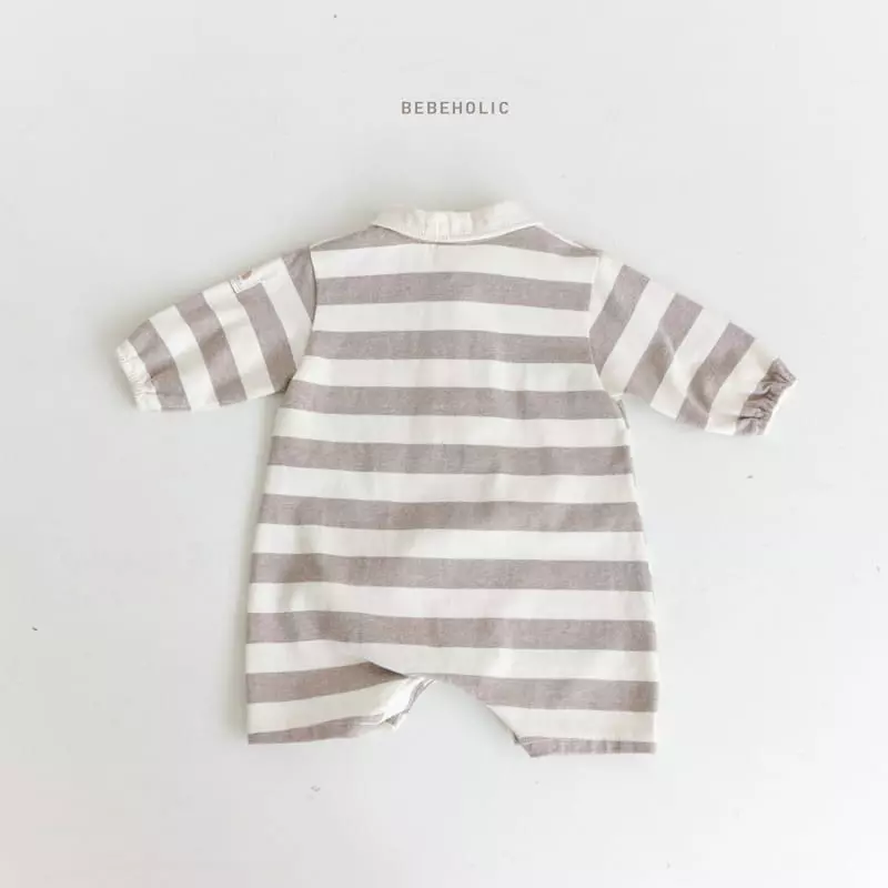 Bebe Holic - Korean Baby Fashion - #babyclothing - Latte Collar Bodysuit - 12
