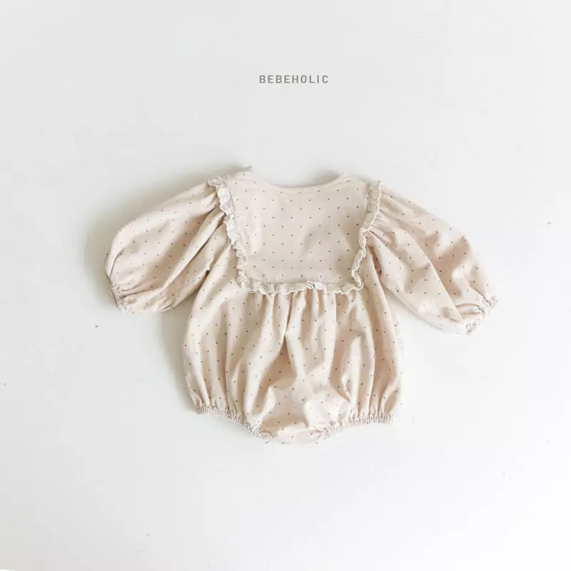 Bebe Holic - Korean Baby Fashion - #babyclothing - Dot Lace Bodysuit - 10