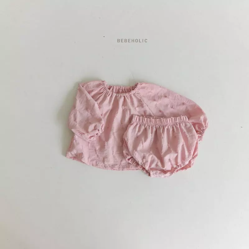 Bebe Holic - Korean Baby Fashion - #babyclothing - Grace Top Botom Set - 3