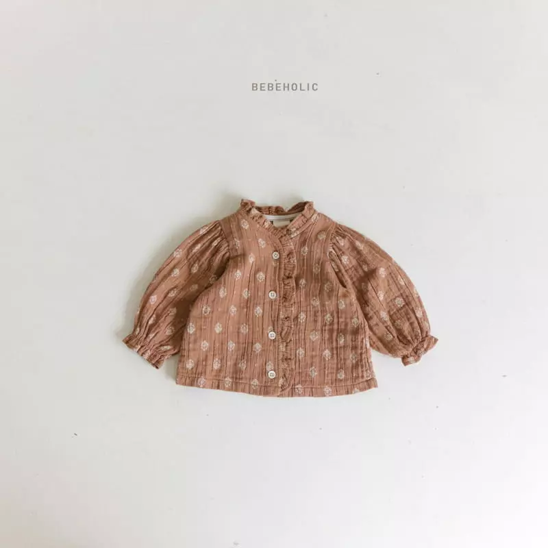 Bebe Holic - Korean Baby Fashion - #babyclothing - Broonze Blouse - 4