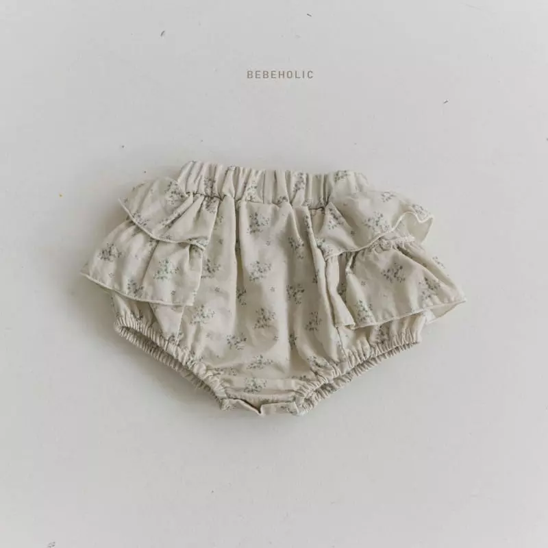 Bebe Holic - Korean Baby Fashion - #babyfever - Small Flower Frill Bloomer - 9