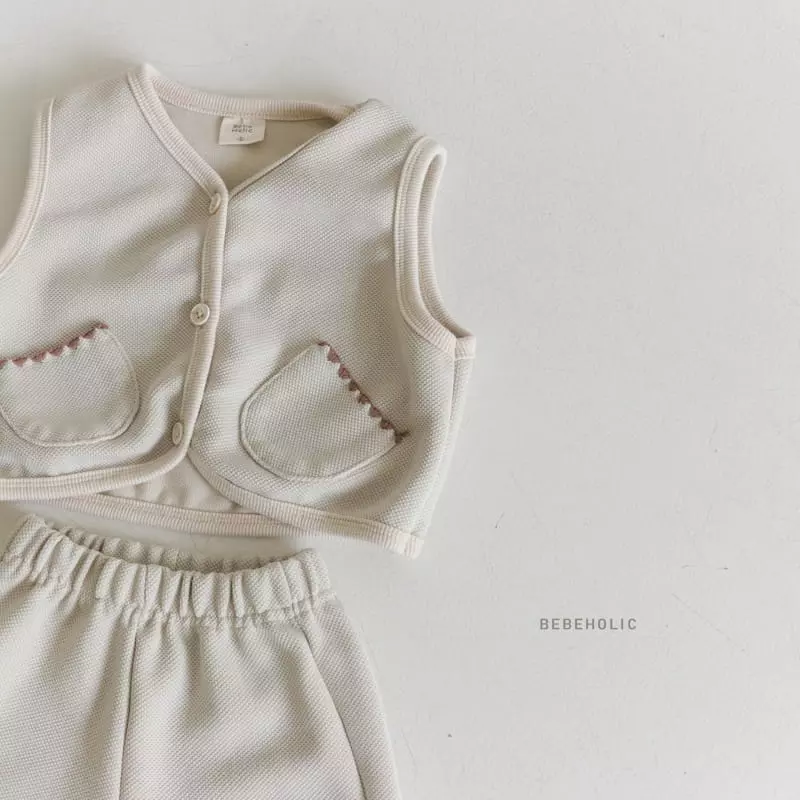 Bebe Holic - Korean Baby Fashion - #babyfever - Wafers Vest - 5