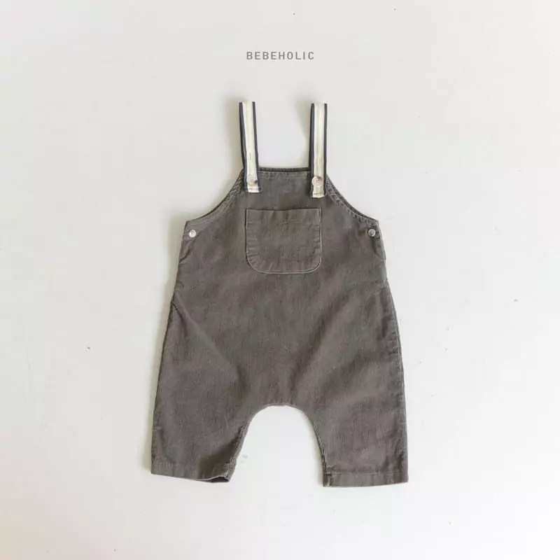 Bebe Holic - Korean Baby Fashion - #babyfever - Woodie Dungarees Bodysuit - 4