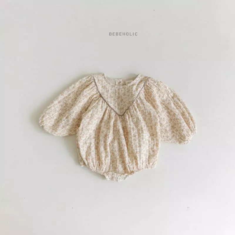 Bebe Holic - Korean Baby Fashion - #babygirlfashion - V Pping Bodysuit - 8