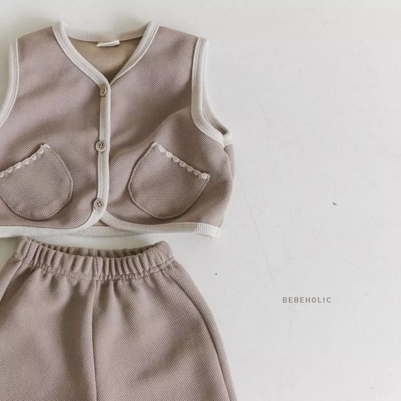 Bebe Holic - Korean Baby Fashion - #babylifestyle - Wafers Vest - 7