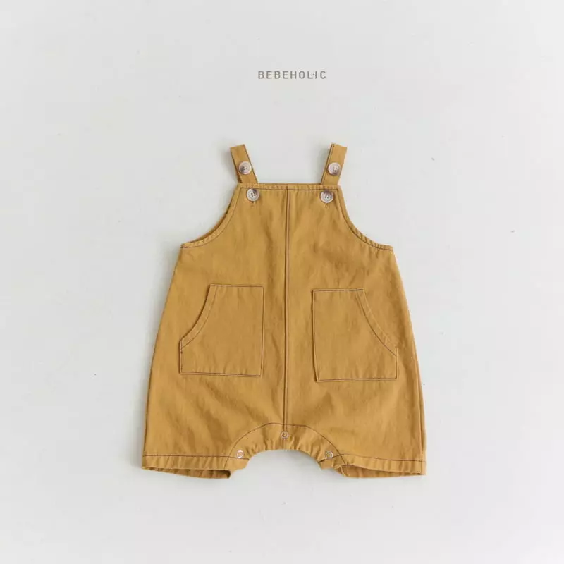 Bebe Holic - Korean Baby Fashion - #babyoninstagram - Two Two Dungarees Bodysuit - 5