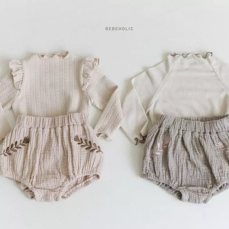 Bebe Holic - Korean Baby Fashion - #babyoninstagram - Leaves Bloomer - 11