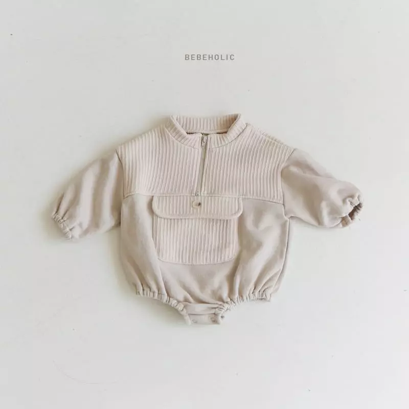 Bebe Holic - Korean Baby Fashion - #babyoninstagram - Lita Zipper Bodysuit - 9