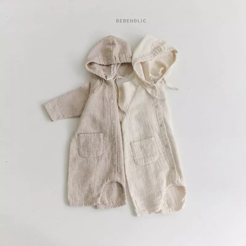 Bebe Holic - Korean Baby Fashion - #babyootd - Hoody Bodysuit - 10