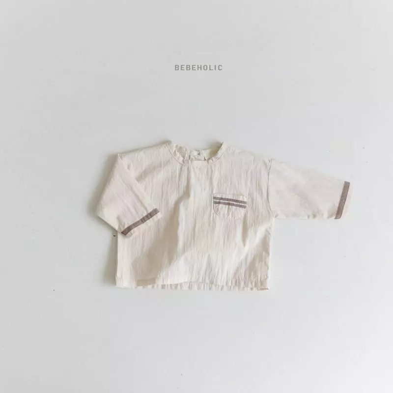 Bebe Holic - Korean Baby Fashion - #babyootd - Tape Shirt - 5