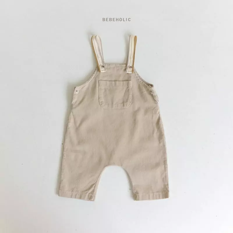 Bebe Holic - Korean Baby Fashion - #babyootd - Woodie Dungarees Bodysuit - 7