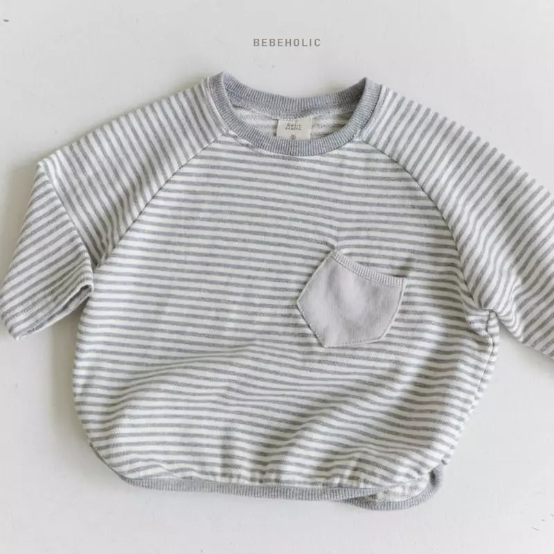 Bebe Holic - Korean Baby Fashion - #babyoutfit - Pocket Sweatshirt - 8