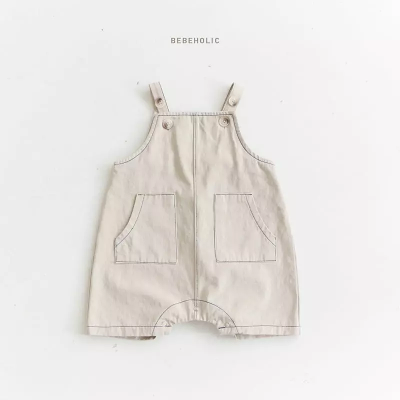Bebe Holic - Korean Baby Fashion - #babywear - Two Two Dungarees Bodysuit - 9