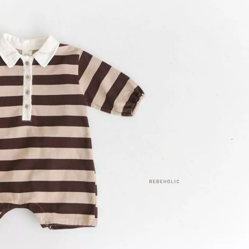 Bebe Holic - Korean Baby Fashion - #onlinebabyshop - Latte Collar Bodysuit - 8