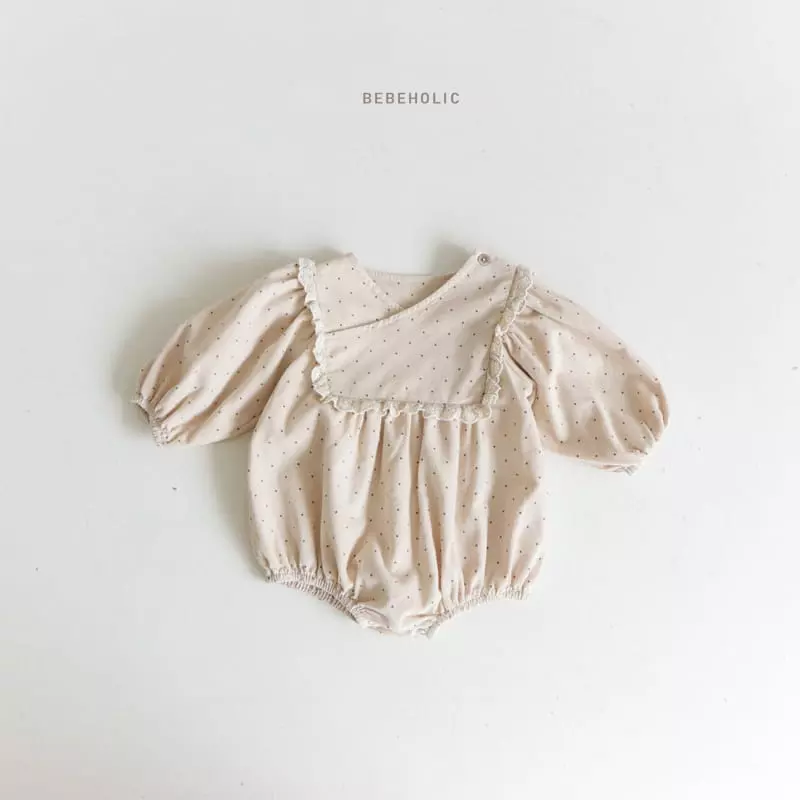 Bebe Holic - Korean Baby Fashion - #smilingbaby - Dot Lace Bodysuit - 7