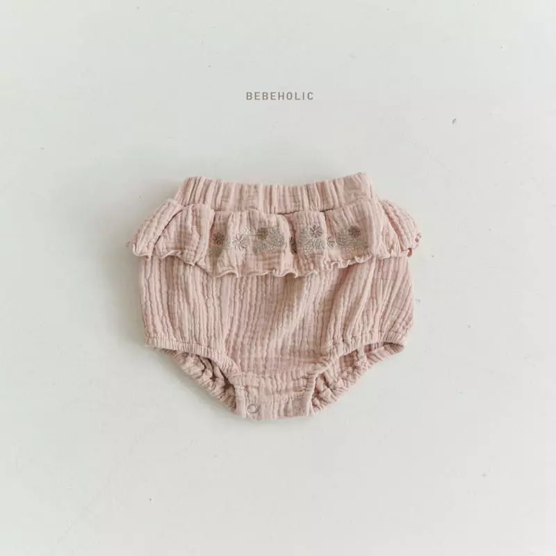 Bebe Holic - Korean Baby Fashion - #smilingbaby - Daisy Embrodiery Bloomer - 5