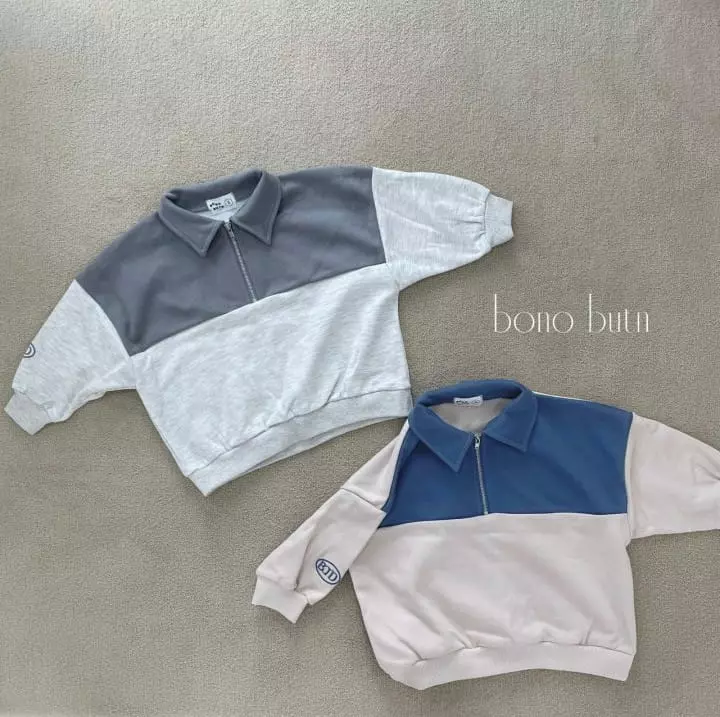 Bonobutton - Korean Children Fashion - #fashionkids - Scallop Butter Sweatshirt