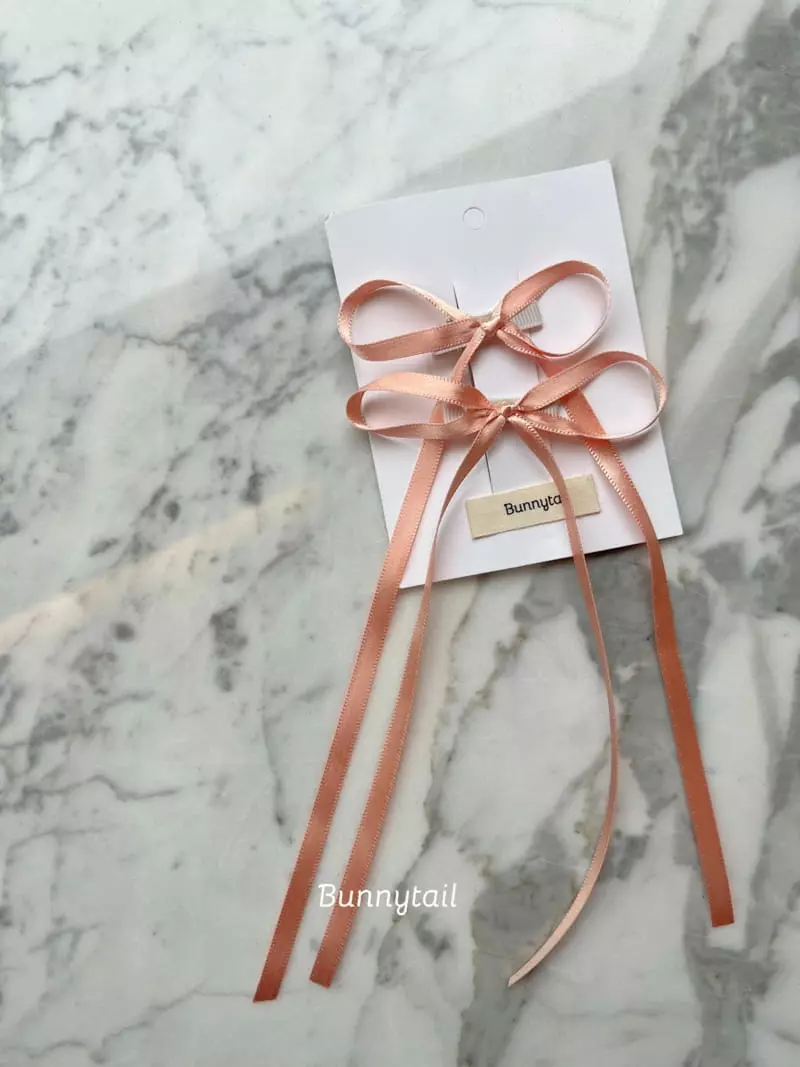 Bunnytail - Korean Baby Fashion - #babyboutique - satin Hairpin 2 Set - 9