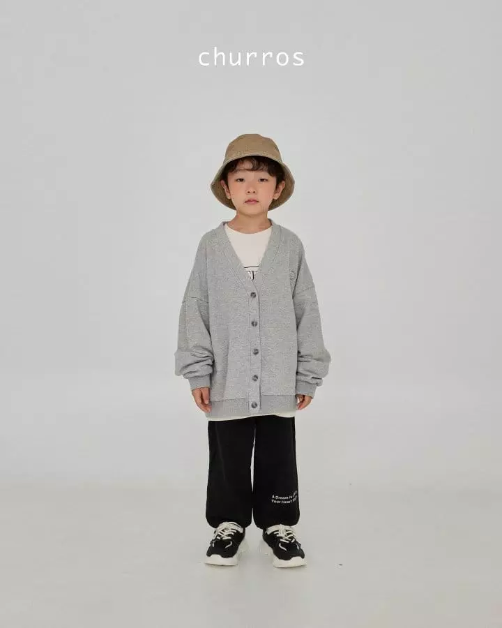 Churros - Korean Children Fashion - #prettylittlegirls - P Basic Cardigan - 4