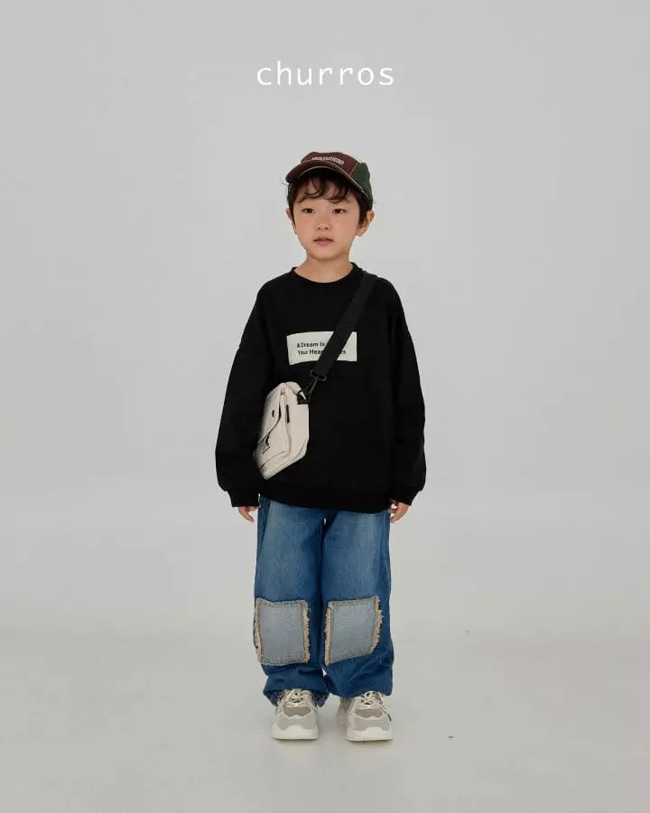 Churros - Korean Children Fashion - #designkidswear - Knee Jeans - 7