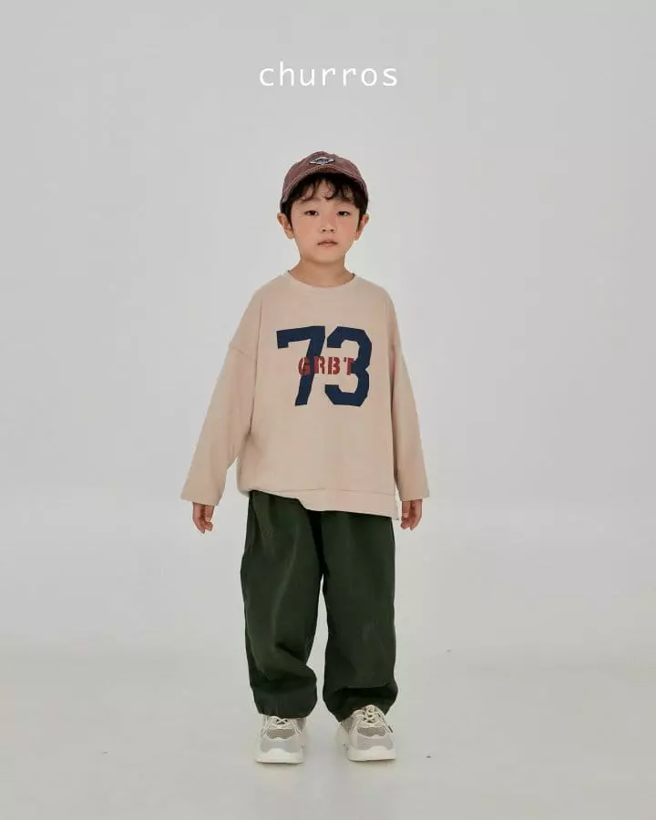 Churros - Korean Children Fashion - #discoveringself - 73 Logo Sweatshirt - 5