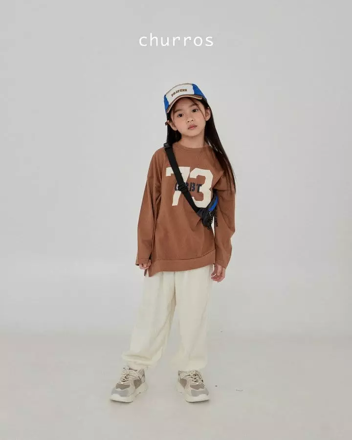 Churros - Korean Children Fashion - #kidsshorts - Gol Terry Pants - 3