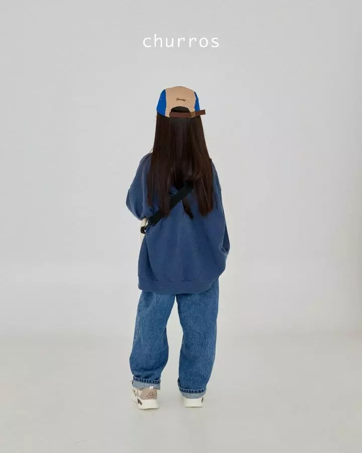 Churros - Korean Children Fashion - #kidsshorts - NY Pigment Sweatshirt - 9