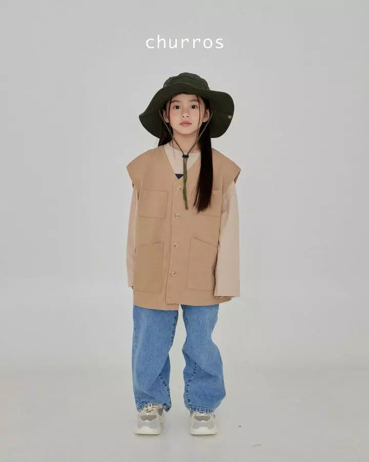 Churros - Korean Children Fashion - #kidzfashiontrend - Camping Vest - 9