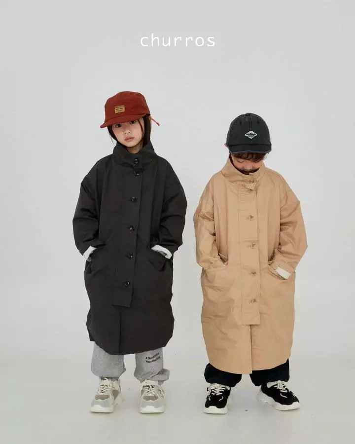 Churros - Korean Children Fashion - #magicofchildhood - Standing Overfit Jacket - 3