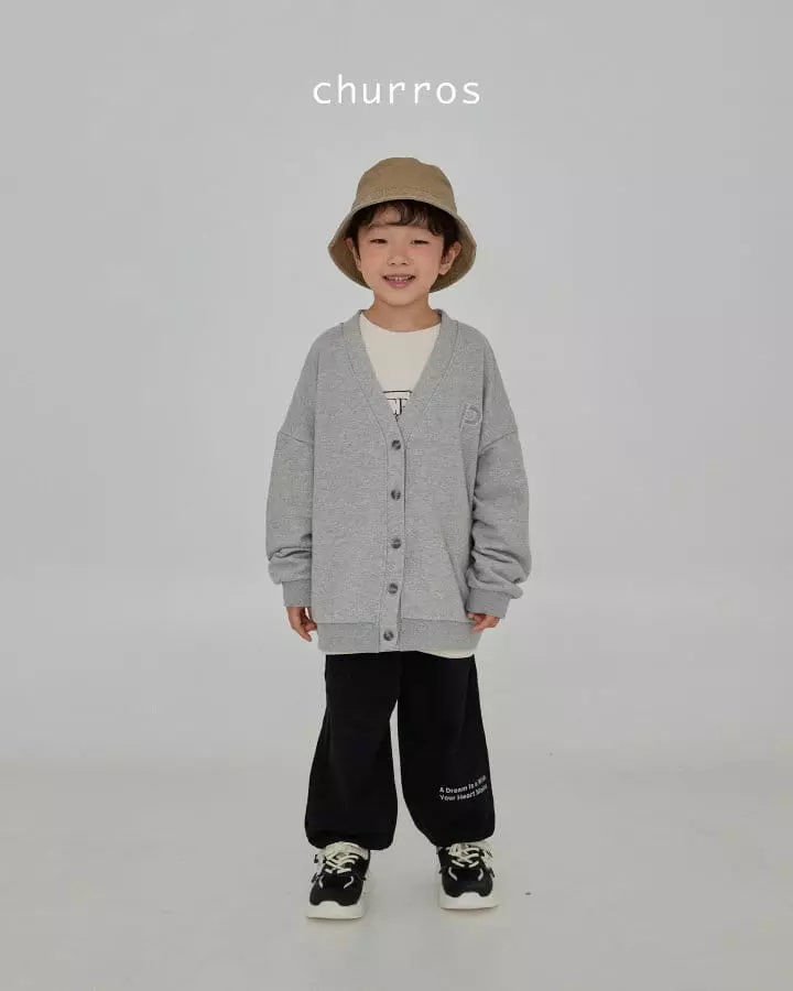 Churros - Korean Children Fashion - #magicofchildhood - P Basic Cardigan