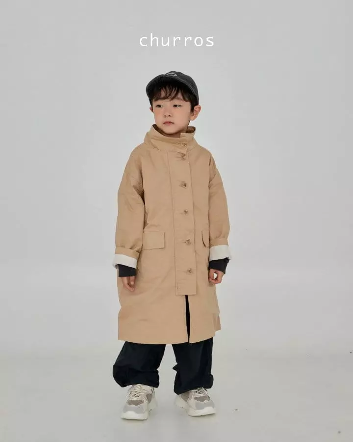 Churros - Korean Children Fashion - #toddlerclothing - Standing Overfit Jacket - 7