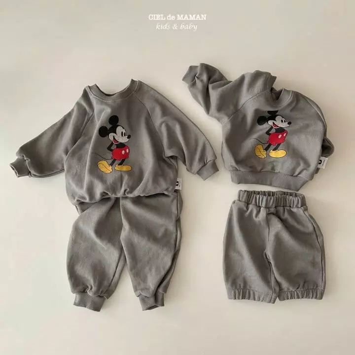 Ciel De Maman - Korean Children Fashion - #Kfashion4kids - M Pigment Top Bottom Set - 2
