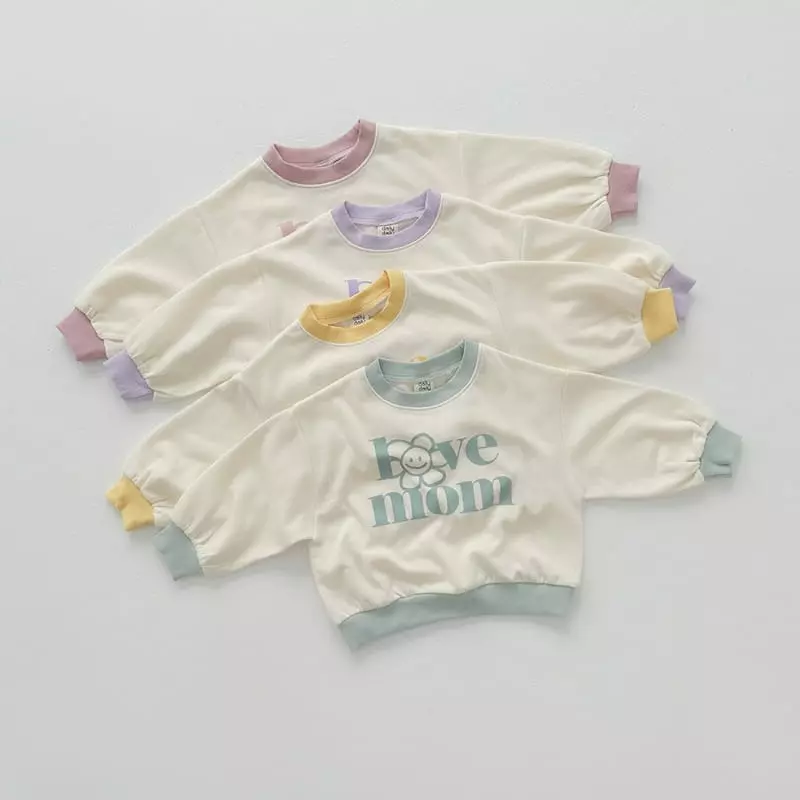 Daily Daily - Korean Children Fashion - #kidzfashiontrend - Mom And Daddy Love Top Bottom Set - 6