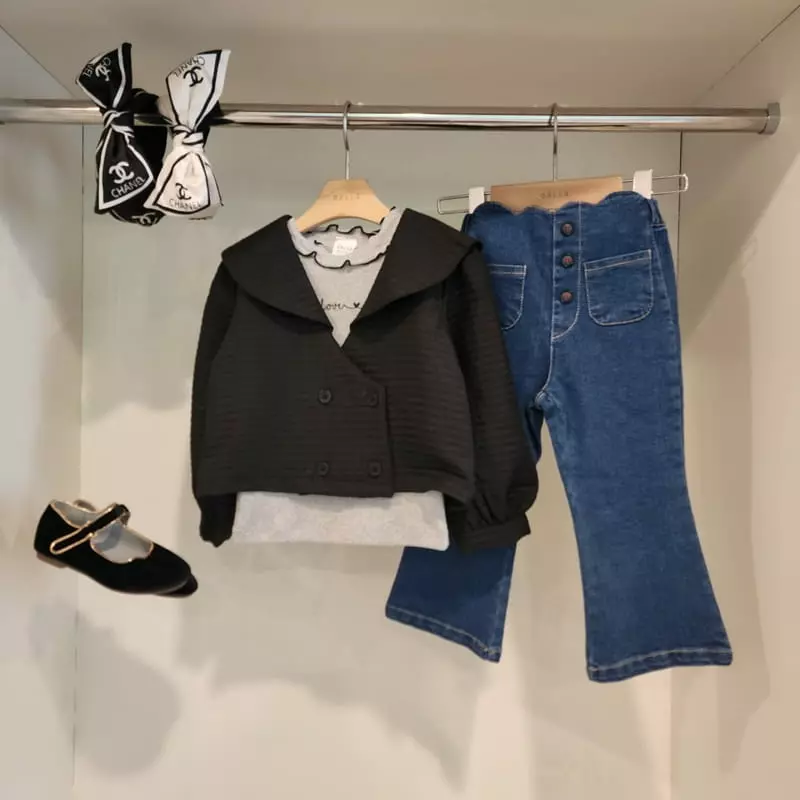Dalla - Korean Children Fashion - #childrensboutique - Wave Jeans - 10