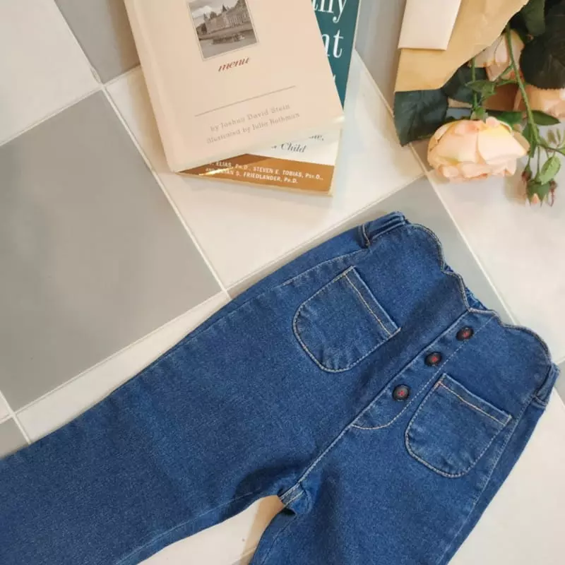 Dalla - Korean Children Fashion - #littlefashionista - Wave Jeans - 2