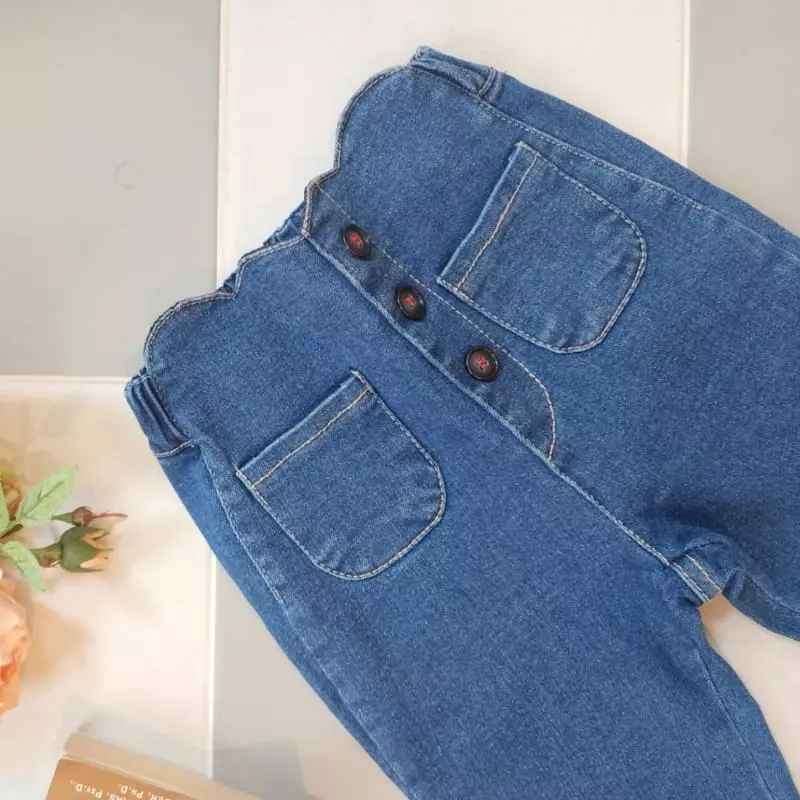 Dalla - Korean Children Fashion - #magicofchildhood - Wave Jeans - 3