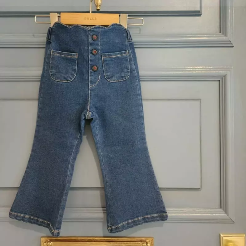 Dalla - Korean Children Fashion - #prettylittlegirls - Wave Jeans - 5