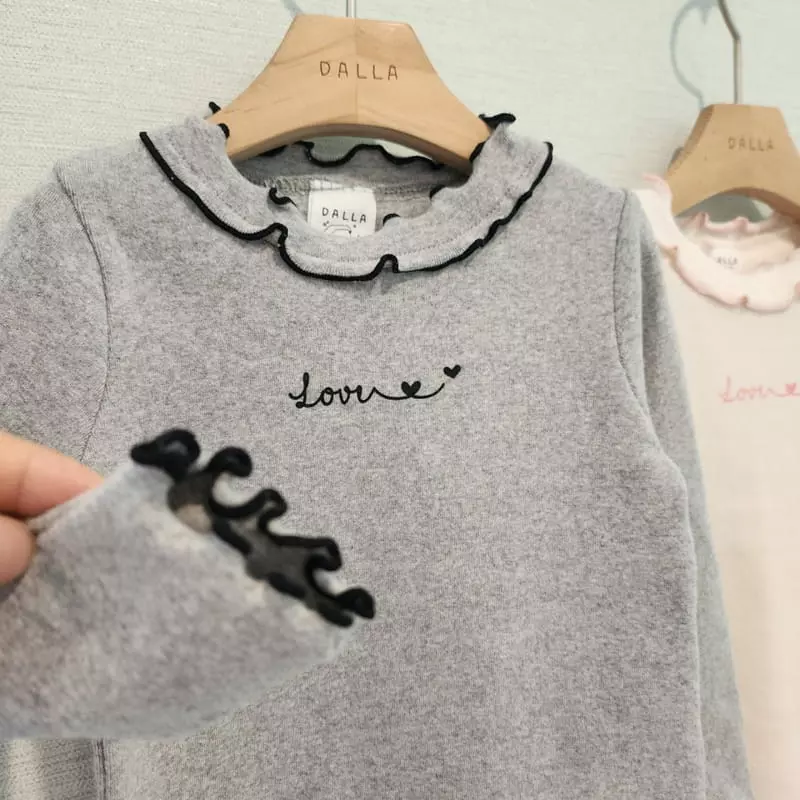 Dalla - Korean Children Fashion - #stylishchildhood - Love Tee - 6