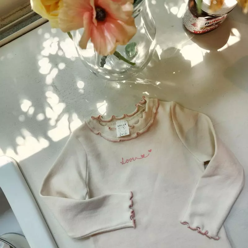 Dalla - Korean Children Fashion - #prettylittlegirls - Love Tee - 4