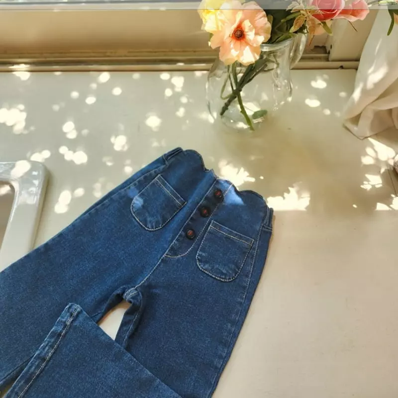 Dalla - Korean Children Fashion - #toddlerclothing - Wave Jeans - 7