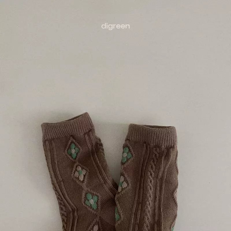 Digreen - Korean Children Fashion - #childofig - Natural Flower Socks - 7