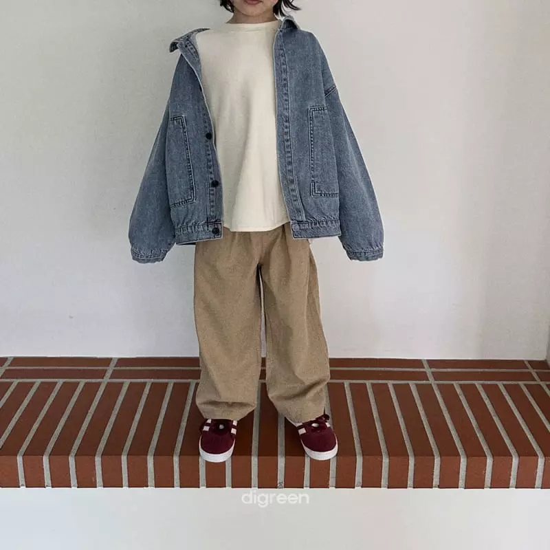 Digreen - Korean Children Fashion - #childrensboutique - Denim Jacket