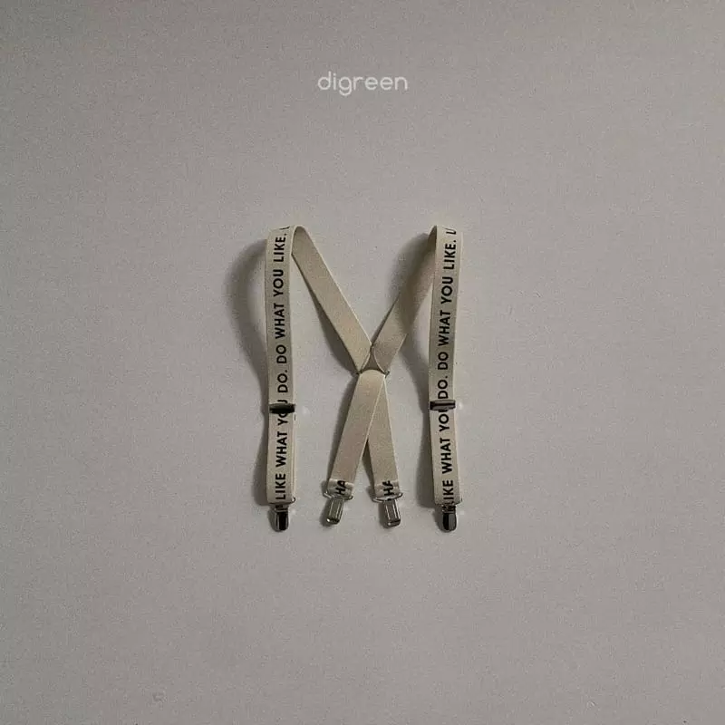 Digreen - Korean Children Fashion - #childrensboutique - Lettering Suspendar - 6