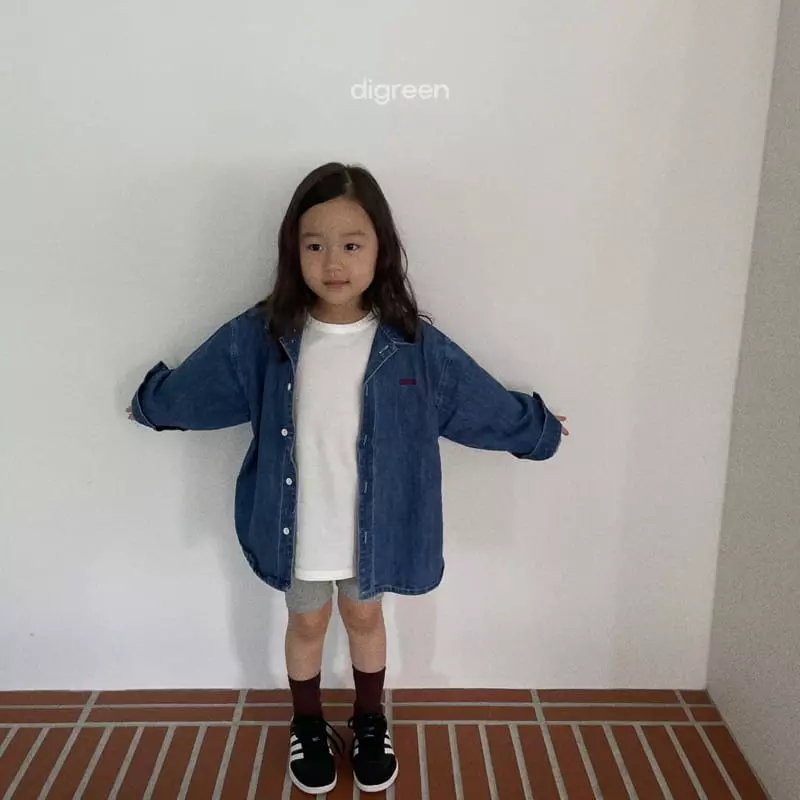 Digreen - Korean Children Fashion - #designkidswear - Denim Shirt - 12